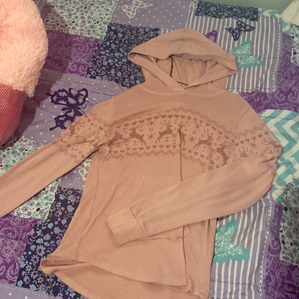 Sweatshirt the brand is bella&birdiethe colour is pink and the size is large